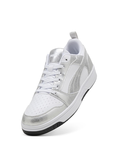 Puma Rebound V6 Low Metallic Kadın Beyaz Sneaker Ayakkabı 40605502