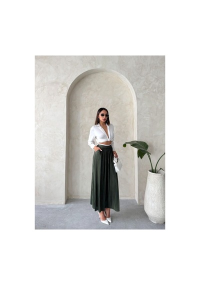 Verymoda Uzun Etek F1913 Haki
