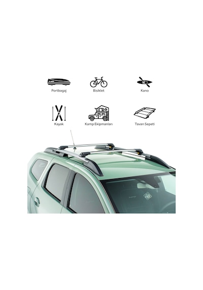 Dacia Duster Journey/extreme 2023-2023 Turtle Air1 Ara Atkı Gri