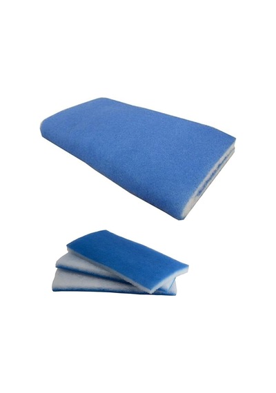 Faf Fresh Air Filter Akvaryum Temizlik Filtresi Mavi Beyaz Elyaf Çift Katmanlı Biyolojik Arıtma Filtre Paketi 20 X 1