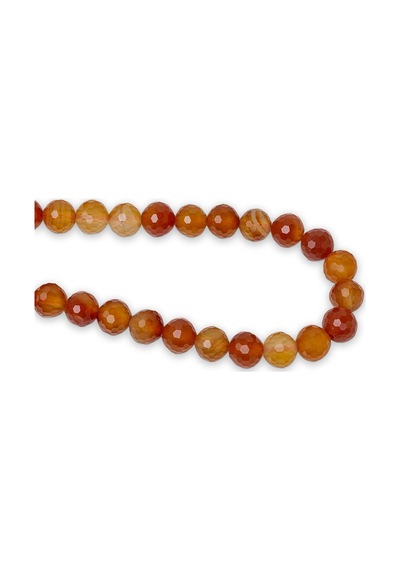 8 Mm Faset Akik Taşı Dizi Çok renkli 99404035