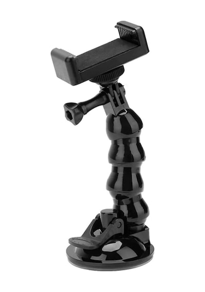 Ax-231t Vantuzlu Araç İçi Esnek Kamera Ve Telefon Tutucu Gopro, Insta360, Djı Osmo Action, Akıllı Telefonlar İl Diğer