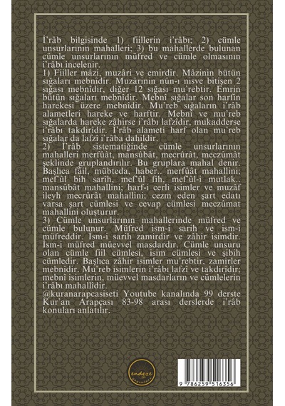 Kuran Arapçası İrab Bilgisi