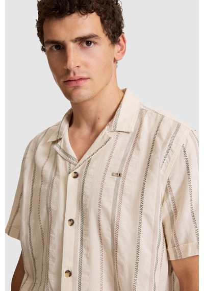 U.S. Polo Assn. U.s. Polo Assn. Erkek Bej Gömlek Kısa Kollu 50324743-vr011