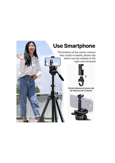 Ulanzi Mt-65 Bluetooth Kumandalı Deve Boynu Video Tripod