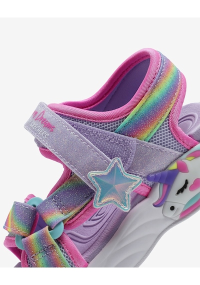 Skechers Unıcorn Dreams Sandal-dreamy Unıcorns Küçük Kız Çocuk Mor Işıklı Sandalet 303107n Lvmt