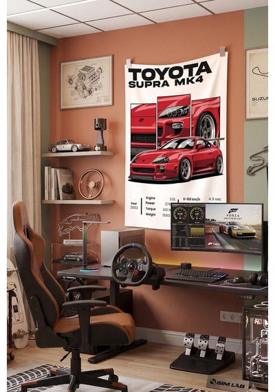 Supra Mk4 Dekoratif Duvar Örtüsü Duvar Halısı Reaste