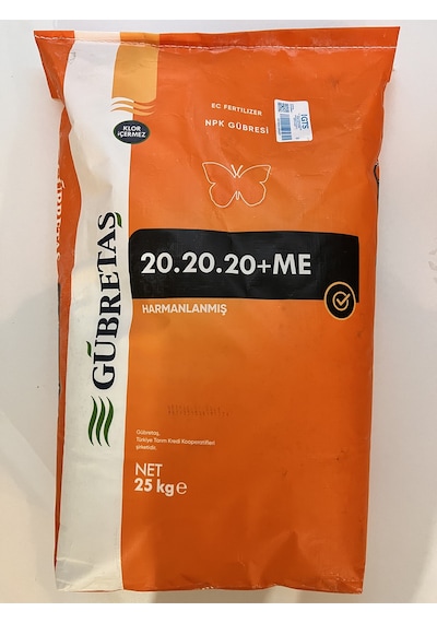Gübretaş 20.20.20 + Me - 25 Kg