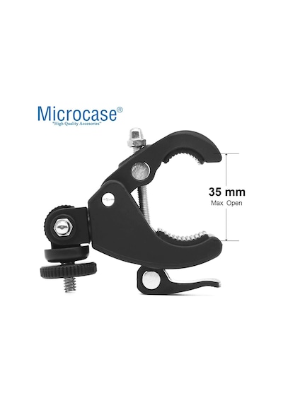 Microcase Aksiyon Kameralar Klipsli Bisiklet Gidon Tutucu Al2705