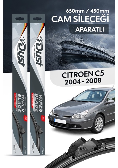 Citroen C5 2004-2008 Uyumlu Silecek Takımı 650mm/450mm S16