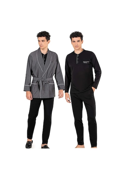 Pierre Cardin Erkek 3'lü Kısa Röpteşambır Set 001