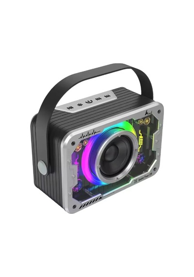 Just Cheap Store Vtn-82 Taşınabilir Kablosuz Işıklı Bluetooth Hoparlör Ses Değiştirme Özellikli