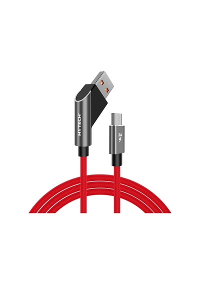 Hytech Hy-x215 3a Micro Usb 1m Kırmızı Data + Sarj Kablosu Kdo