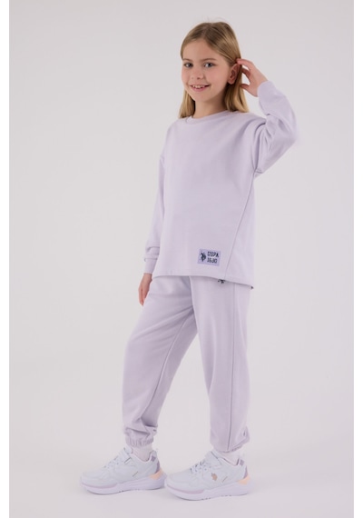 U.S. Polo Assn. U.s. Polo Assn Kız Çocuk Mor Eşofman Takımı Us2300-c-v2 Mor