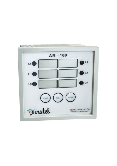 İnotel Ar-100 6 İhbarlı Sinyal Bloğu 8 Röle Çıkışlı