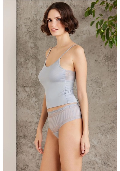 Pierre Cardin 385 Kadın Atlet Külot Takım-mist Mist