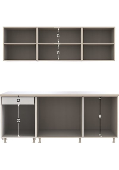 Tdesigno Senem Hazır Mutfak Dolabı 200 Cm - Safir Meşe Beyaz - Tezgah Dahil Beyaz - Meşe Tdesigno Senem Hazır Mutfak Dolabı 200 Cm - Safir Meşe Beyaz - Tezgah Dahil Beyaz - Meşe