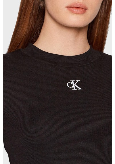 Calvin Klein Bayan T Shirt J20j218337 Beh Siyah Siyah