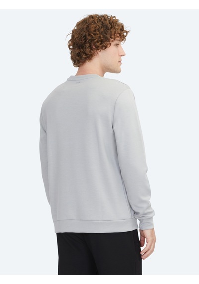 Kip Gri Bisiklet Yaka Sweatshirt Gri -