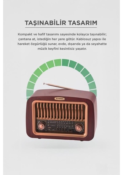 Özel Seri Bluetooth Hoparlör D59 Kahverengi Eski Tarz Ahşap Ev