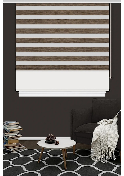 Çift Mekanizma Zebra Stor Güneşlik Perde 03 Açık Kahve Mutfak Balkon Perdesi Çocuk Yatak Odası Perde Açık Kahve Çift Mekanizma Zebra Stor Güneşlik Perde 03 Açık Kahve Mutfak Balkon Perdesi Çocuk Yatak Odası Perde Açık Kahve