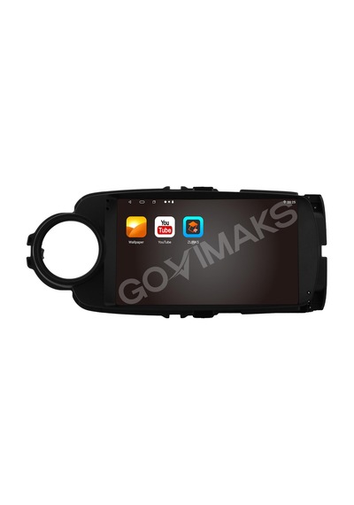 Govimaks Toyota Yarıs 2012-2019 Uyumlu Siyah 4 Gb Ram 64 Gb Hafıza Androıd Multımedıa Teyp 9"