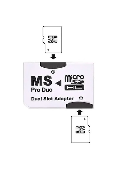 4304 Micro Sd Memory Stick Pro Duo Çevirici Hafıza Kartı Adaptörü