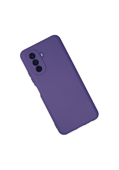 Huawei Nova Y70 Uyumlu Kılıf Nano İçi Kadife Silikon - Mor