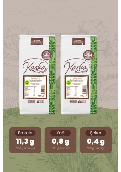Kaşka Siyez Unu 2 x 1 KG