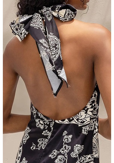 Fashion Cocktail Yaz Akşamı Paisley Şal Desenli Otantik Etnik Kontrast Mini Saten Sırt Dekolte Kokteyl Gece Elbisesi Siyah Fashion Cocktail Yaz Akşamı Paisley Şal Desenli Otantik Etnik Kontrast Mini Saten Sırt Dekolte Kokteyl Gece Elbisesi Siyah