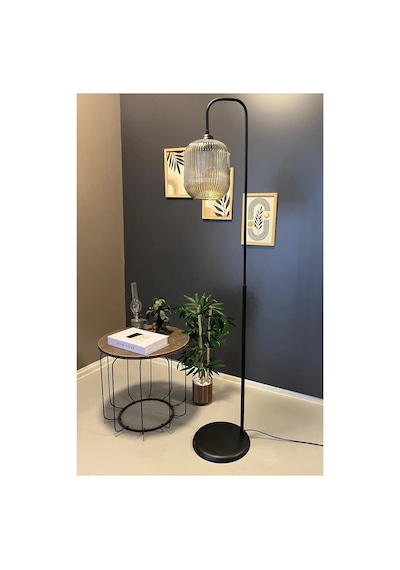 Luster Siyah Lambader Metal Go Vde U Fleme Camlı Dekoratif Metal Tasarım S Ik Yerden Aydınlatma ...