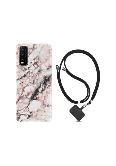 Vivo Y20S Kılıf Boyun Askılı Colorfull Marble 2 1389