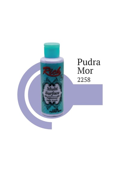 Rich Multi Surface 2258 Pudra Mor Akrilik Boya 130 Cc