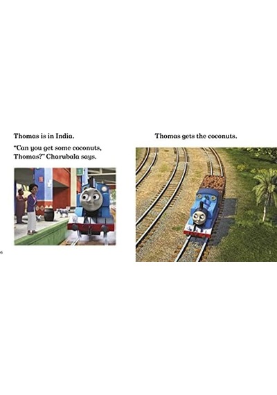 Ladybird Readers Beginner Level - Thomas The Tank Engine - Thomas And The Monkeys Elt Graded Reader