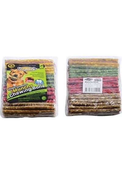 Doglife Muncy Stıck Karışık Renkli Burgu Çubuk 100'lü 10 G