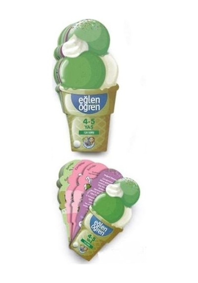Eğlen Öğren Ice Cream - 120 Soru 4-5 Yaş - Aıaı-894489