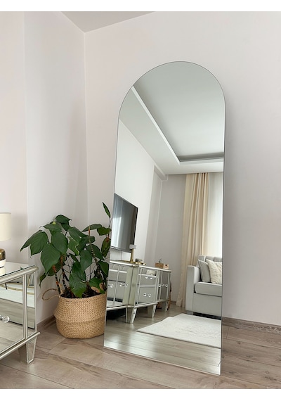 Effe Çerçevesiz Model 180x70 Cm Oval Ayaklı Boy Aynası Ayna