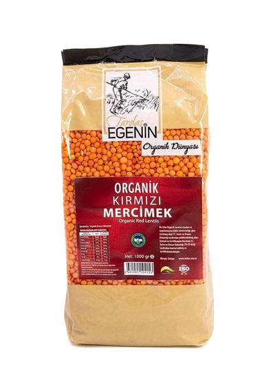 Tardaş Organik Kırmızı Mercimek 1 KG