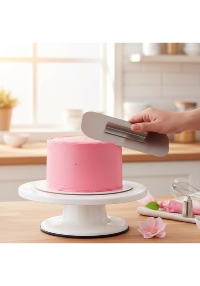 Paslanmaz Çelik Pasta Ütüsü Pasta Düzeltme Ve Pürüzsüz Kaplama Aparatı 15 Cm Diğer