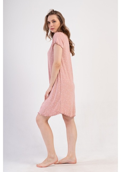 Yake Store Kadın Lyc Vıscon Xxl V Yaka Dantellı Bıbılalı Kısa Kol Etegı Oval Tunık - Lıght Pınk Pembe Yake Store Kadın Lyc Vıscon Xxl V Yaka Dantellı Bıbılalı Kısa Kol Etegı Oval Tunık - Lıght Pınk Pembe