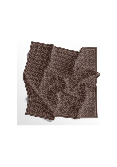 İpekal Soft Pamuk Eşarp-90 X 90 -06099 Kahve-pudra