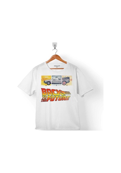 Back To The Future Geleceğe Dönüş Logo 3 Çocuk Tişört 001