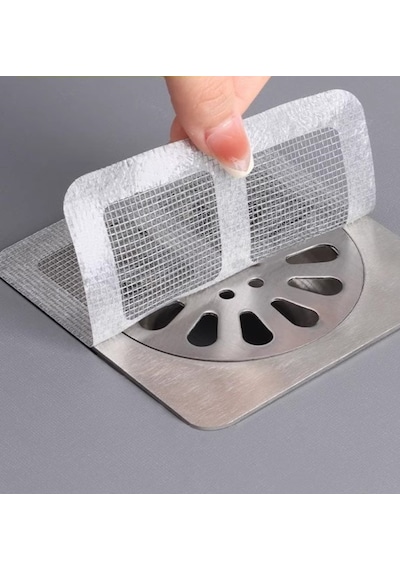 10 Lu Labo Süzgeci, Banyo Gider Süzgeci, Sineklik Tamir Kiti Çok Renkli
