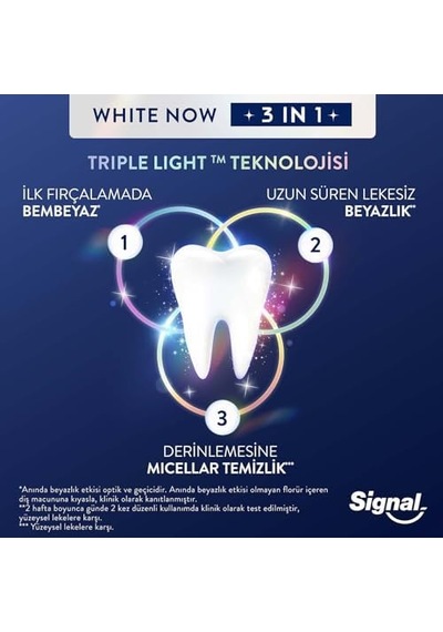 White Now 3in1 Hello Glow Diş Macunu