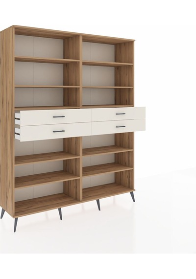 Hyperion Gardrop 10 Raflı 4 Çekmeceli 176x44x221 Çam-çam/aytaşı Çam/aytaşı Hyperion Gardrop 10 Raflı 4 Çekmeceli 176x44x221 Çam-çam/aytaşı Çam/aytaşı
