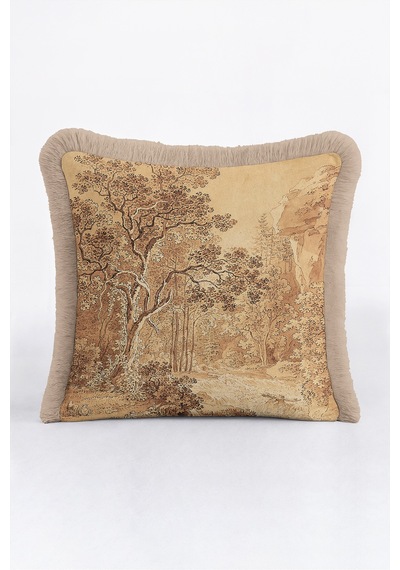 Vintage Manzara Orman Tasarım Saçaklı Yastık Kılıfı - Toile Doğa Vizon Püsküllü Kırlent Kılıfı Kadim Atlas Lime Vintage Manzara Orman Tasarım Saçaklı Yastık Kılıfı - Toile Doğa Vizon Püsküllü Kırlent Kılıfı Kadim Atlas Lime