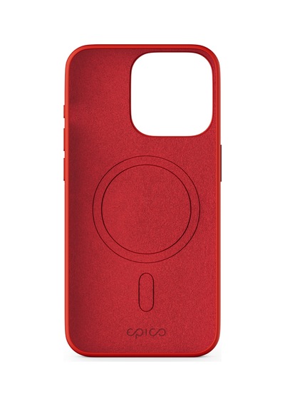 Epico Apple Uyumlu iPhone 15 Pro Max Mag+ Silikon Kılıf Dark Red Kırmızı