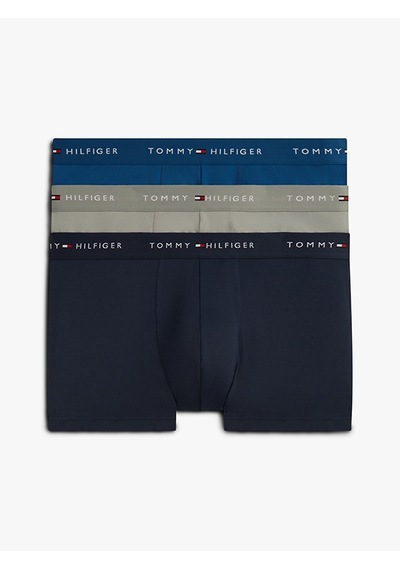 Tommy Hilfiger 3p Low Rıse Trunk Erkek Gri Boxer - Um0um03762