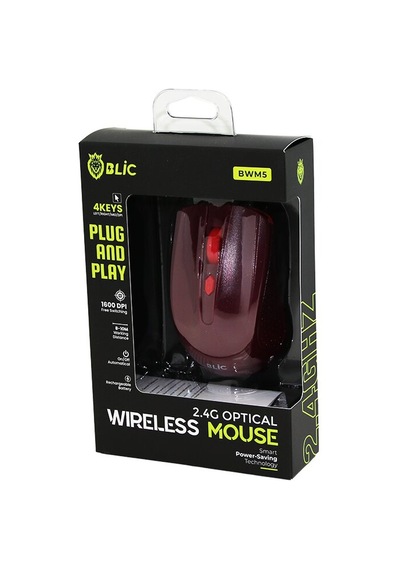 Bordo Kablosuz Mouse 2.4g 8-10m Distance Wireless - Kablosuz 1600dpı Oyun Bwm-5 5567