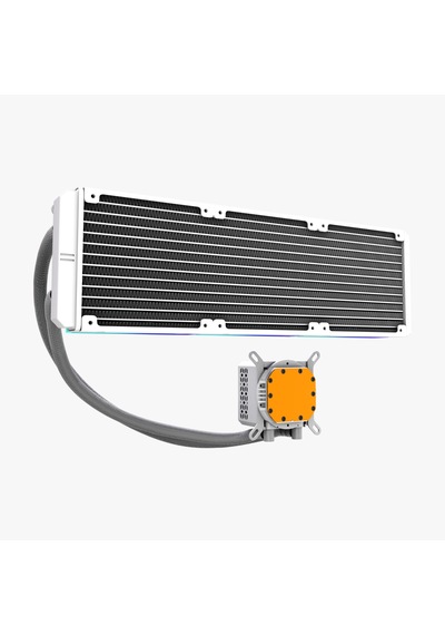 Gametech Ahd360w V2 Argb Aynalı Fan 360mm Sonsuzluk Aynalı Beyaz Sıvı Soğutma